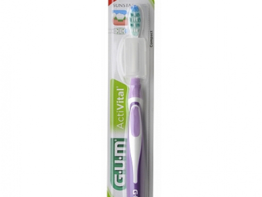 gum activital tandenborstel compact soft (productfoto)