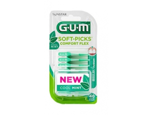 gum soft-picks comfort flex mint medium 40 (productfoto)