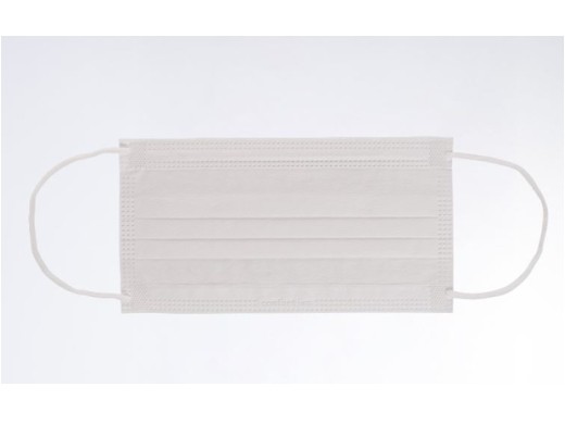 comforties mondmaskers type iir wit met elastiek 50 stuks (productfoto)
