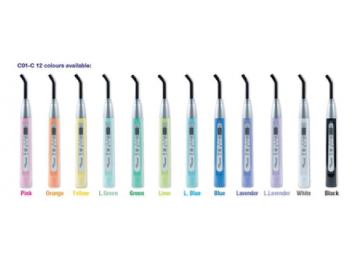 premium led curing light c01-c l.blue incl.sleeves (productfoto)