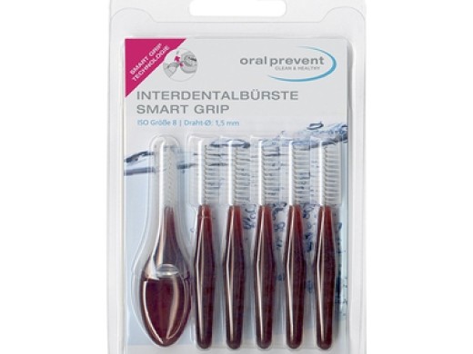 smart grip ragers blister bruin 1,5mm/iso 8 6 stuks (productfoto)