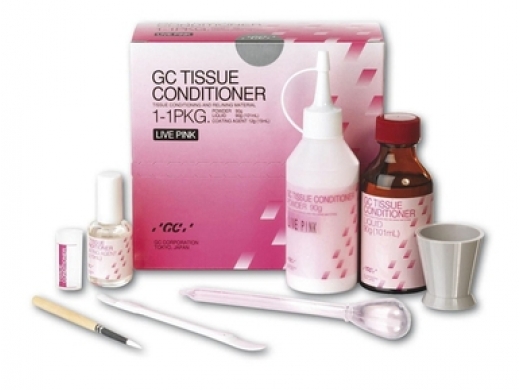 gc tissue conditioner 1-1 live pink (productfoto)