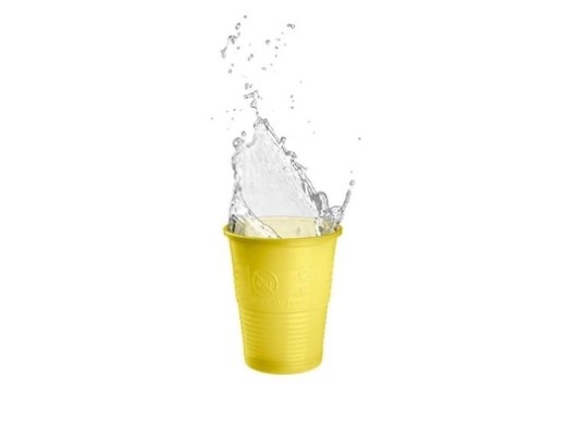 akzenta top cups drinkbekers 200 ml geel 20x50 stuks (productfoto)