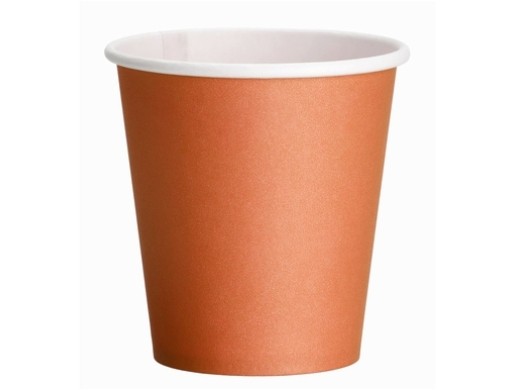 drinkbekers papier 200 ml hot orange 20x50 stuks (productfoto)