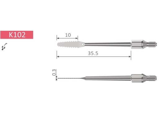 surgical tip k102 voor sonicflex/sonicline per stuk (productfoto)