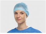 alle surgical cap met koord lichtblauw 100 (thumbnail)