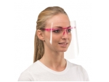 protective visor frame met 6 schilden wit (thumbnail)