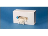 handschoen dispenser cremewit 28x10x16,5cm (thumbnail)