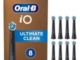 oral-b io ultimate clean zwart opzetborstels 8 stuks (thumbnail)