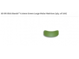 3d xr slick bands 6.4mm green large molar bands 100 (thumbnail)