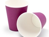 drinkbekers papier 180 ml roze 60x50 stuks (thumbnail)